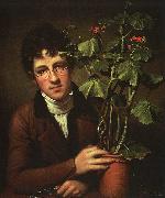 Rembrandt Peale Rubens Peale with Geranium oil on canvas